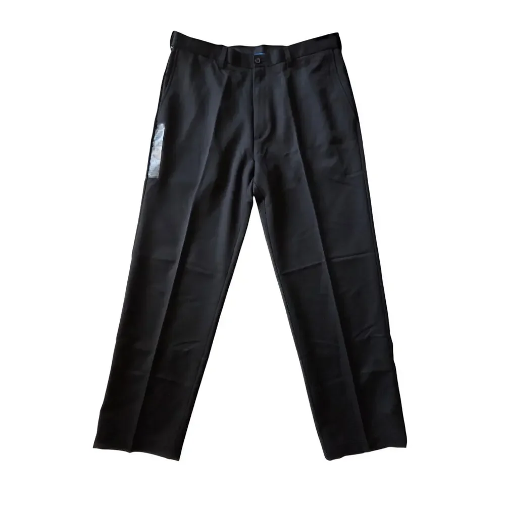 Haggar Mens Pants Sz 36W x 32L Cool 18 Performance Comfort Waist NWT